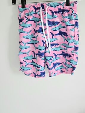 Maamgic Shark Swim trunks Blue Pink